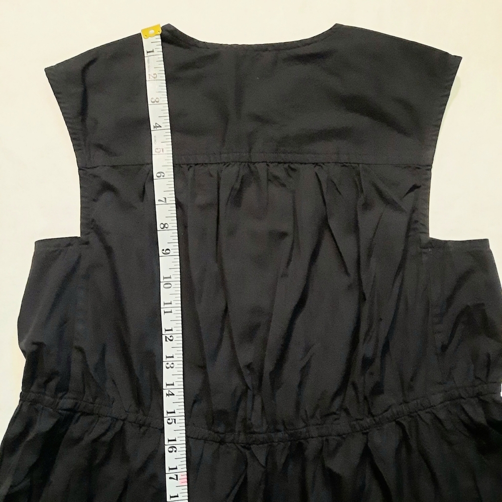 NWOT Everlane The Tiered Midi Dress Black - Size S - Picture 8 of 14